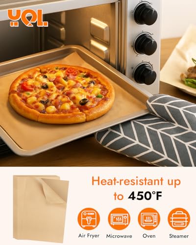 YQL 9x13 Inch Parchment Paper Sheets, 150PCS Disposable Air Fryer Liners - size: 9x13 Inch