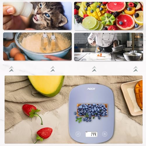 Digital Food Scale 11 lbs / 0.1 oz, Digital Kitchen Scale - color: Purple