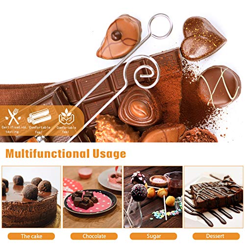 Patelai 4 Pcs Candy Chocolate Dipping Tools Set, Handmade Pralines