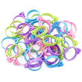 4 Color Reusable Silicone Pastry Bag Ties, 40 PCS Piping Bag Ties