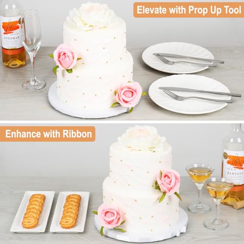 BOARDS+ 0.5" Cake Drums 8 & 10 Inch (7 Pack Per Size) Value Bundle - size: 8"+10"