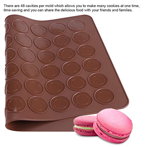 Macaron Silicone Baking Mats Kit, Food Grade Silicone Macaron Silicone Mat, Macaron Baking Kit Tray Set w. non stick reusable Macaroon Baking Supplies