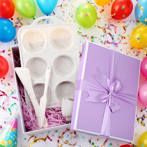 7 Pcs Silicone Baking Set, Nonstick Bakeware Mold with Spatula Oven Mitts
