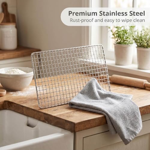 6 PCS 12 "x 8" Disposable Grill Rack Grids,BBQ Roasting Rack