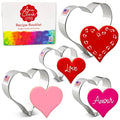 Ann Clark Heart Cookie Cutters Set of 4, Made in USA - style: Heart Set, 4-Pc