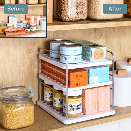 YouCopia UpSpace Cabinet Box Organizer Small, Adjustable Foil Wrap Shelf - size: Small Premium
