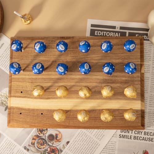 Cake Pop Stand for Drying 24 Holes Lollipop Display Stand Holder - color: Brown