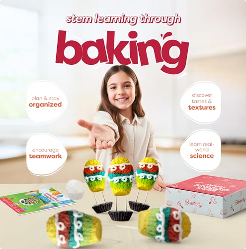 Baketivity Hot Air Balloon Madeleines STEM Learning Kids Baking Kit - color: Hot Air Balloon Madeleines