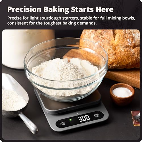 Greater Goods Digital Food Scale for Kitchen & Baking, 22lb High Capacity