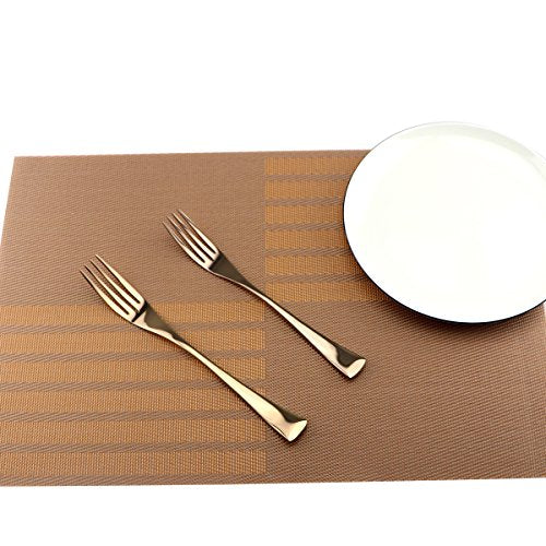 Silversmiths 20 Piece Beacon Flatware Set, Copper Mirror/Rose Gold, Service for 4 - size: 4-set-rose gold