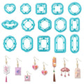 ORIGACH 15 Pcs Vintage Frame Polymer Clay Cutters Set - style: Frame