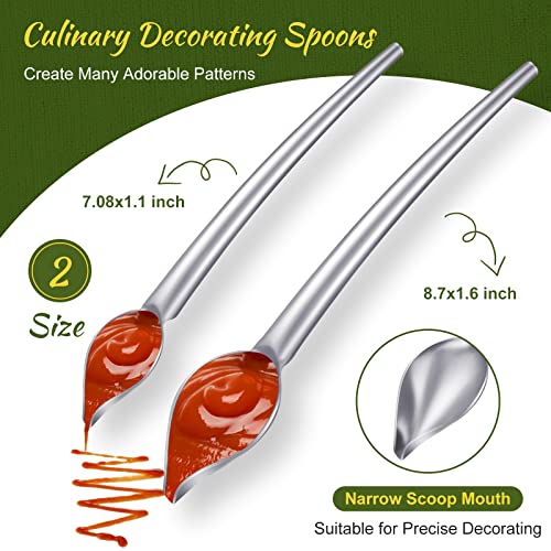 Patelai 3 Pcs Chocolate Dipping Tools Decorating Spoons,Classic Style - style: Classic Style