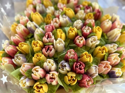 17 Pcs Stainless Steel Seamless Russian Flower Icing Tips Set - color: SILVER MRF0062