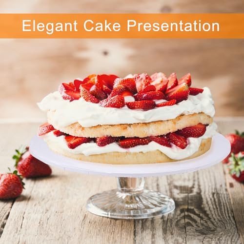 14 inch Round Cake Drum Boards, Dulinkas 1/4 Inch Thick White Corrugated Cardboard Cake Base Grease-Resistant Cake Boards for Multi-Layer Cakes, Weddings & Parties 10 Pack - size: 14 inch