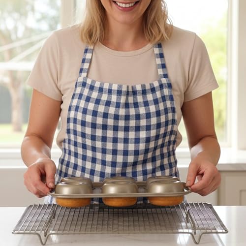 Donut Pan Cake Mold, 6-Cavity Non-Stick Ring Doughnut Bakeware for Oven Baking (Champagne Gold) - size: 6 Cavity Round