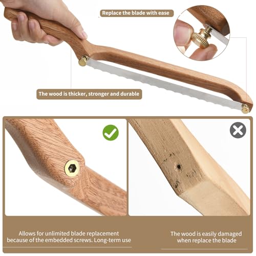 Uprichya Bread Knife for Homemade Bread Sourdough, Bread Slicer，Left-Handed - style: left hand