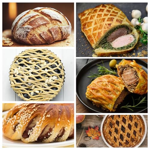 Pastry Lattice Roller Cutter, Multi-Functional Pie Crust Tool