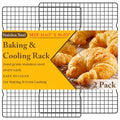 2 PCS Cooling Racks for Cooking and Baking, 11.65''x16.85'', Black - color: Black, size: 11.65''x16.85''-2PC