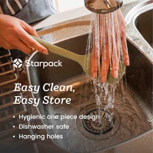 Starpack 'Brush it On' Silicone Basting Brush for Cooking (8 Inches) - Grill Basting Brush High Heat Resistant 600°F - Pastry Applicator for Cooking and Baking - Silicone Oil Tool - BBQ Sauce Brushes
