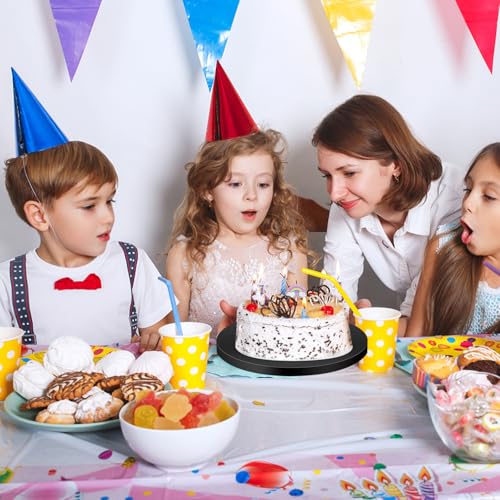 12" Round 1/2" Thick Black Cake Drum, 10‑Pack Cardboard Cake Boards - color: Black, size: 12inch/10pcs
