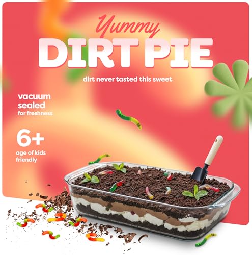 Baketivity Dirt Pie Kids Baking Kit with Pre-Measured Ingredients