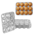 Aluminum 12 Cup Muffin Pan - Disposable Aluminum Cupcake Pans - Muffin Tin Great for Baking Cupcakes, Mini Muffins, Small Pies - Heavy Duty, Durable Reusable Recyclable - Bake Sale Pans Bulk (200) - size: 200
