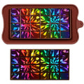 Ziliny Christmas Candy Molds Holographic Chocolate Mold Silicone, Diamond - color: Geometry