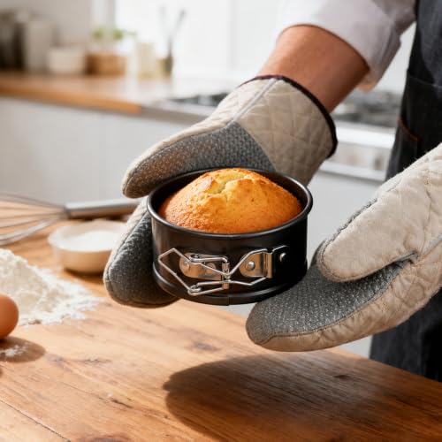 4 Inches Mini Springform Pan, 4-Pack - size: 4 Inch