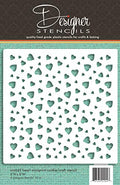Heart Miniprint Cookie and Craft Stencil by Designer Stencils