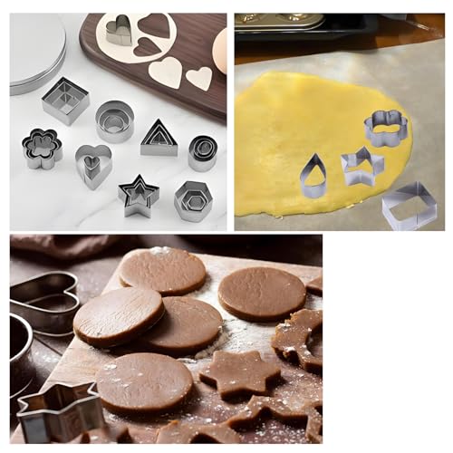 24 PCS Mini Cookie Cutters Set with Box