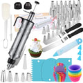 175PCS Icing Decoration Gun Set, Cake Decorating Kit with 48 Piping Tips, Baking Supplies, Icing Gun Kit, Frosting Piping Kit for Beginners, Cupcake, Baking kit, Cake Decorating Tool