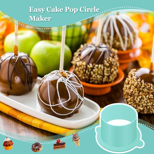 Round Cake Pop Mold Set with 9in Tray and Sticks- Blue - color: Blue（Round ）