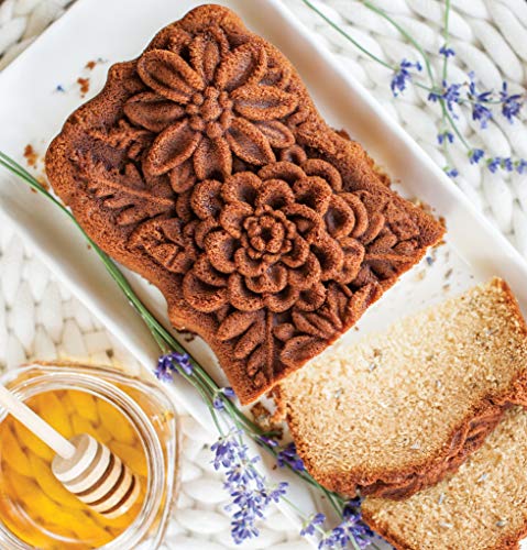Nordic Ware Wildflower Loaf Pan, 6-Cup, Toffee - style: Loaf Pan, 6-Cup, Toffee