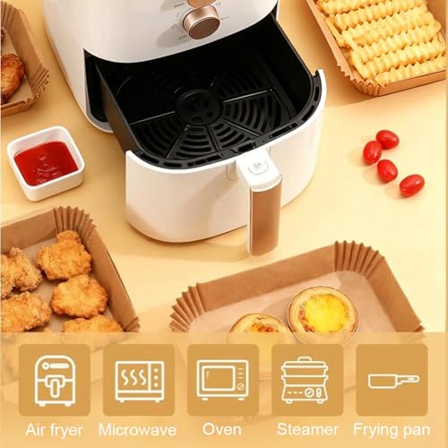 9x5 Inch Loaf Pan Parchment Paper Liners, Disposable Rectangle Bread Pan Liners, Non-Stick Precut Bread Baking Sheets for Baking Toast Sourdough Cakes Banana Bread (Brown, 100 Pcs)
