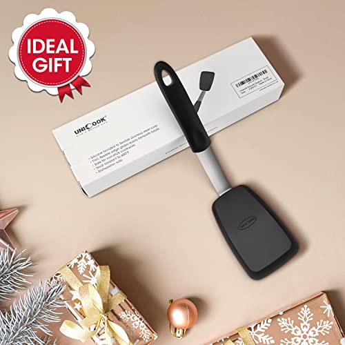 Unicook Small Flexible Silicone Spatula, Food Grade Turner for Kitchen Use - size: Small