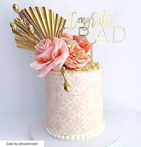 Lacupella Cake Decorating Stencil for Tall Buttercream Cake, Royal Icing, Ganache, Paint, Airbrush (Glam) - style: GLAM