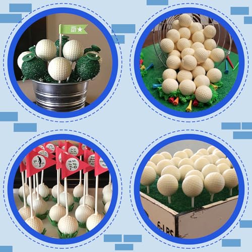 2 Pack Golf Ball Mold, Silicone Golf Ball Cake Pop Mold, Sphere Mold