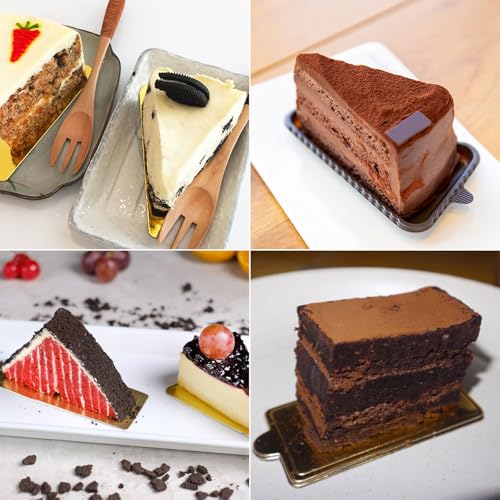 uxcell 100pcs Mini Cake Boards, Mousse Cake Cardboards Square Cake Bases Plates Cupcake Dessert Displays Base Tray for Cakes, Pastries, Dessert Base - Grease Proof (White) - color: White, size: 2.8 x 2.8 inch