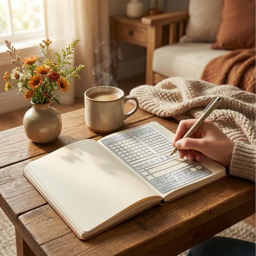 2 Pack Metal Journal Stencils - Stainless Steel Reusable, Planner Stencils for Planner & Bullet Journal, Lists, Creative Journaling, DIY Scrapbooking, Habit Tracker