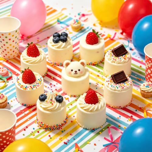 8-Cavity Tall Cylinder Silicone Molds for Mousse Cakes, Brownie, Jello - color: White-R0192