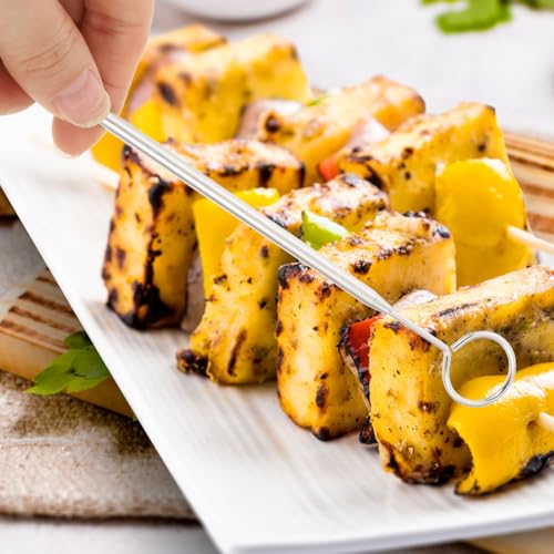 Amosfun Chocolate Dipping Fork Set 6-piece Stainless Steel Dipping Forks for Candy Making Fondue Truffle Chocolate Drizzle Baking Supplies Home Kitchen Accessory
