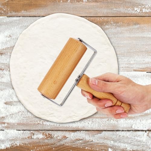 Small Rolling Pin, Pizza Dough Roller, Non Stick Wood Pastry Roller, Kitchen Wooden Rolling Pins for Baking Cooking Cookie Bread Tortilla Dumpling Fondant Clay (Style 3) - size: Style 3