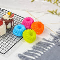 12Pcs Silicone Donut Baking Cups, Pumpkin Shaped Muffin Liners, Reusable Baking Molds