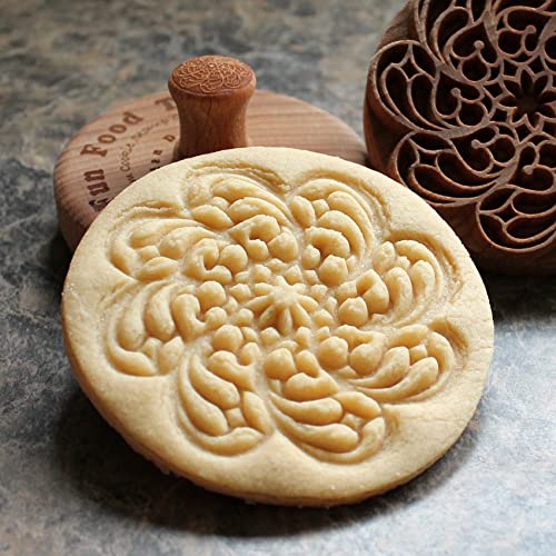 Large Wood Cookie Stamp, 3.1 inch (Milan Duomo CS8-015) - color: Milan Duomo CS8-015