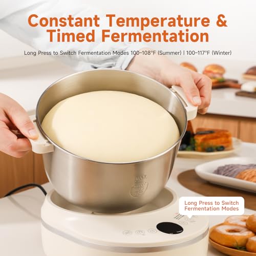 Joydeem 5.3Qt Electric Dough Maker with Seasonal Fermentation, HMJ-A501 - size: 5QT