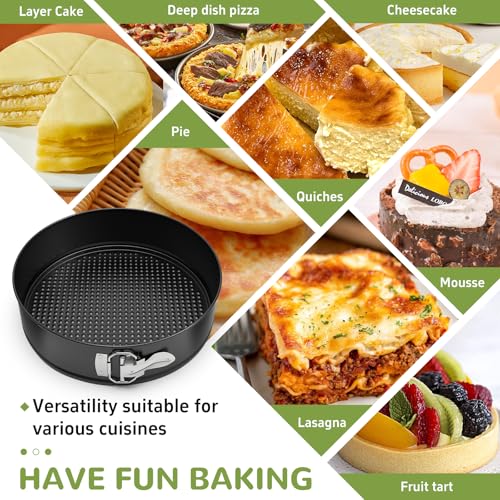 ZeroPone 9 Inch Springform Pan with Removable Bottom - size: 9 Inch
