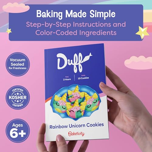 Baketivity x Duff Goldman Unicorn Cookies Kids Baking Kit