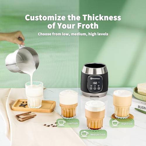 Maestri House DualFro 600 Milk Frother and Steamer 21oz/600mL - color: Black