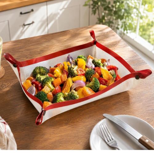 Extra Large 23.6"x15.8" Full Size Silicone Baking Mat with Snap Lock Edges, Reusable Non-Stick Oven Liner & Parchment Paper Alternative, Cookie Sheet/Bun Pan Liner for Commercial & Home Baking - size: 23.6"L x 15.8"W