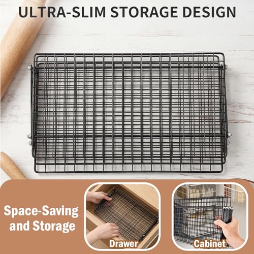 Ideal Swan 2/3/4-Tier Collapsible Cooling Rack with Adjustable 3 Setting